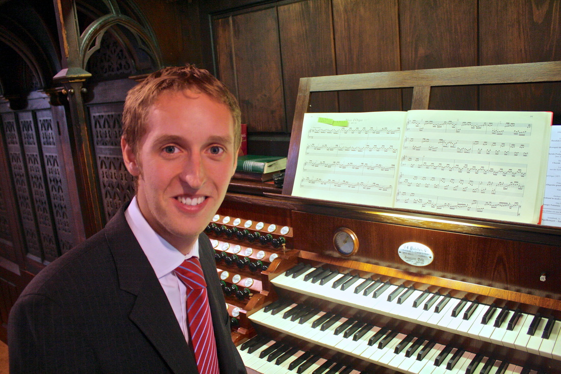Robert Smith at the 1884 Walcker organ of the Annenkirche, Annaberg-Buchholz (Germany)