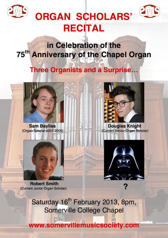 Organ Scholars' Recital Poster